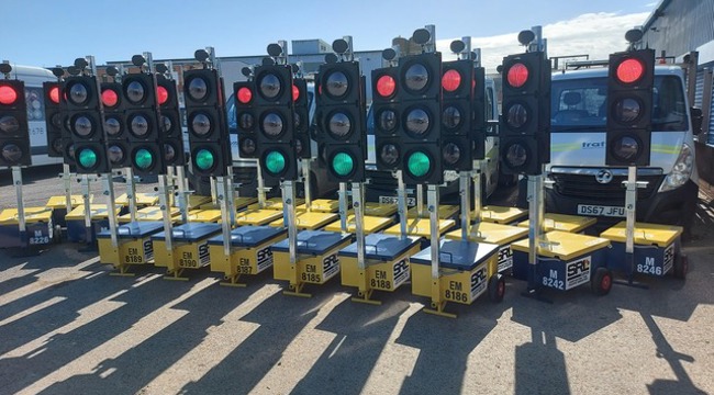 Temporary Traffic Lights